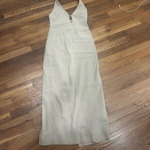 Zara Cream Maxi Dress
